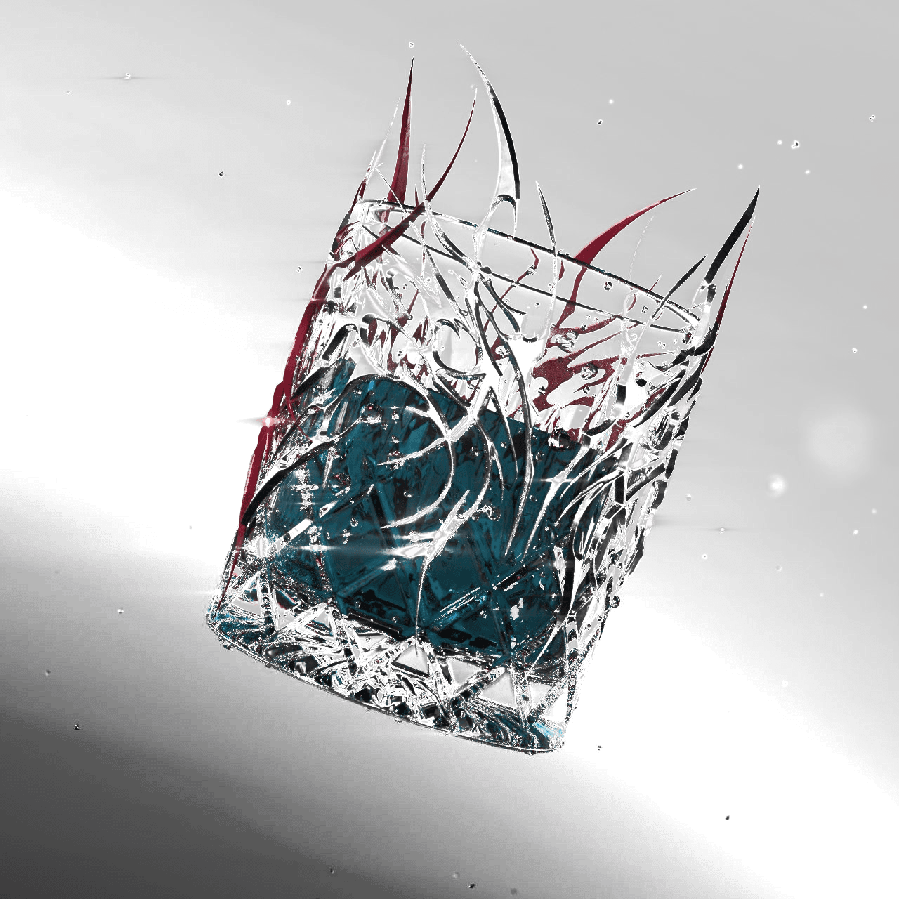 Glass field white model